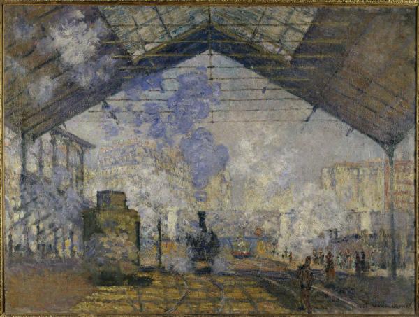 Claude Monet La Gare Saint-Lazare de Claude Monet oil painting image